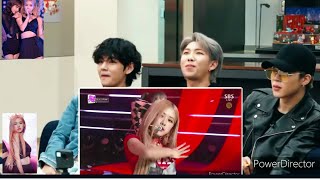 BTS reaction BLACKPINK  Kill This Love [upl. by Polak]