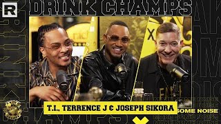 TI Terrence J and Joseph Sikora On New Movie Fear Nipsey YSLs RICO amp More  Drink Champs [upl. by Eissehc]