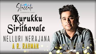 Kurukku Sirithavale  Nelluri Nerajana  Staccato  A R Rahman  Instrumentals [upl. by Petuu117]