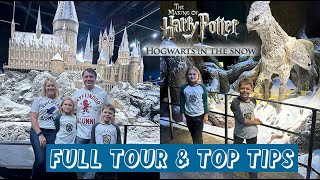 FULL TOUR of Warner Bros Studio Tour London Making of Harry Potter I Hogwarts in the Snow Top Tips [upl. by Rennerb]