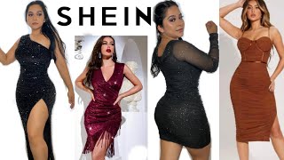 Probando por primera vez Vestidos y Zapatos de Fiesta 💃🪩  Haul de SHEINOFFICIAL  21MABELL ropa shein [upl. by Ahsirk546]