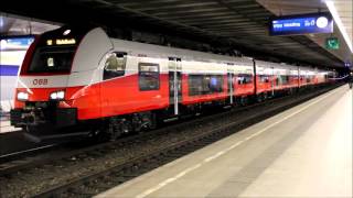 ÖBB Cityjet als S2 24806 in Wien Hbf 12 [upl. by Aisyram606]