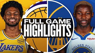 LAKERS at WARRIORS  NBA PRESEASON FULL GAME HIGHLIGHTS  October 18 2024 [upl. by Oenire]