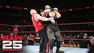 Braun Strowman Brock Lesnar and Kane collide before the Royal Rumble event Raw 25 Jan 22 2018 [upl. by Warp]