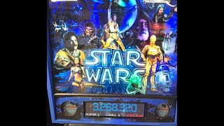 1992 Data East Star Wars Pinball Machine  FOR SALE [upl. by Lerrud]