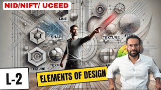 Elements of Design Explained L2 Design Tips for Beginners  NID NIFT UCEED NATA [upl. by Firooc]