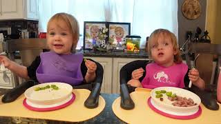 Twins try Fava beans [upl. by Ilac341]