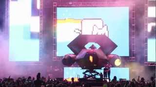 Skrillex ULTRA MUSIC FEST 2012 Spaceship HQ [upl. by Aeret766]