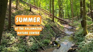 Summer Hiking Trails at the Kalamazoo Nature Center in Michigan [upl. by Naneek]