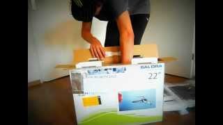 unboxing TV salora 22 inch NL [upl. by Kubis]