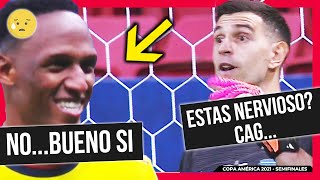 ESTO DIJO DIBU a LOS JUGADORES DE COLOMBIA Yerry MinaBorja ►Argentina VS COLOMBIA 2021 PENALES [upl. by Nomaj]