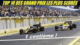 LES GRAND PRIX LES PLUS SERRÉS DE LHISTOIRE [upl. by Clotilda]