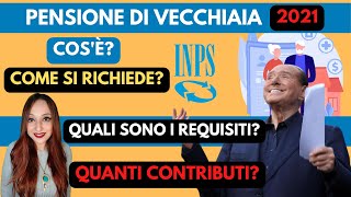 👴PENSIONE DI VECCHIAIA👵 Chi può andare in pensione [upl. by Towers]