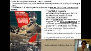 3e Histoire Le regime totalitaire Stalinien [upl. by Dav]