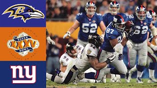 Ravens vs Giants Super Bowl XXXV [upl. by Verile856]