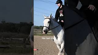 Her Old Lease Horse Comes Back To The Barn And She Gets One Last Ride BEFORE  daybydayvlogs [upl. by Eeryt400]