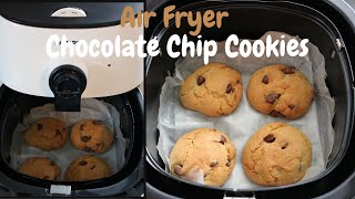 Air Fryer Chocolate Chip Cookies  JampRs Kitchen [upl. by Shepperd]