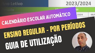 Aprenda a configuração do calendário escolar para o ensino regular e por período [upl. by Portingale]