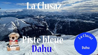 La Clusaz  Piste bleue Dahu [upl. by Siduhey]