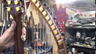 Doug Wilkes 24 String Harp Lyre April 2014 [upl. by Prem]