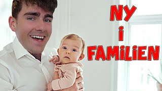 MØD VORES NYFØDTE BABY I FAMILIEN  Vlog [upl. by Auehsoj146]