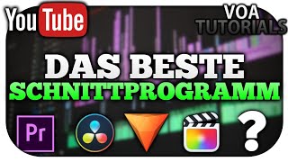 Was ist das BESTE Schnittprogramm für YouTuber 2020  VoaTutorials [upl. by Notlit225]