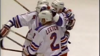 New York Rangers VS Quebec Nordiques 10131993 [upl. by Bbor131]