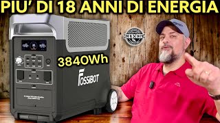 Per più di 18 anni abbassa di 3840Wh la bolletta elettrica e costa poco Power station Fossibot F3600 [upl. by Hickey]