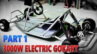 Build a 3000W Electric Go Kart at Home  v4  Part 1 [upl. by Lamee]