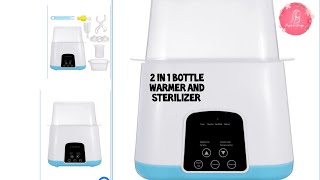 Joymaker Bottle Sterilizer and Warmer  2 in 1 Baby Milk Bottle Warmer and Sterilizer [upl. by Bannerman]