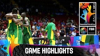 Croatia v Senegal  Game Highlights  Group B  2014 FIBA Basketball World Cup [upl. by Rebmyk]