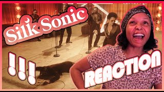 Silk Sonic  Smokin Out The Window  REACTION [upl. by Ahsyekat736]