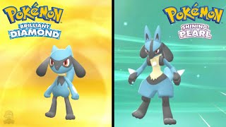 How to Get Riolu amp Evolve it into Lucario in Pokemon Brilliant Diamond amp Shining Pearl [upl. by Yunfei344]