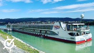 nickoVision MorrRundgang auf dem Flusskreuzfahrtschiff von Nicko Cruises [upl. by Aid418]