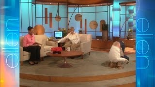 Memorable Moment Pam Anderson Flips for Ellen [upl. by Steen]