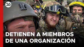 GUERRA RUSIA  UCRANIA  Detienen a miembros de una organización paramilitar ucraniana [upl. by Pinkham]