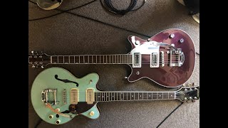 Gretsch G5232T Electromatic Double Jet FT  Gretsch G2655 P90 Streamliner  Heavy Rock Playalong [upl. by Eitsym177]