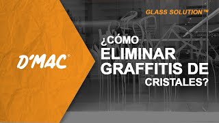 ¿Cómo quitar graffitis de cristales  Remover rayones en vidrios [upl. by Adeys186]