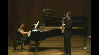 Miha Rogina Plays Scaramouche 1st mov by Milhaud [upl. by Akinek97]