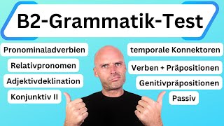 TELC B2 Grammatiktest  WICHTIGE Themen für die Prüfung [upl. by Eleonore]