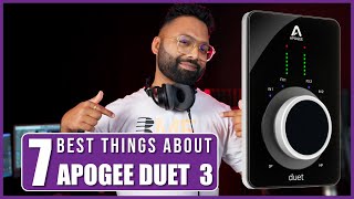 7 BEST Things About APOGEE DUET 3 Audio Interface [upl. by Nochur896]