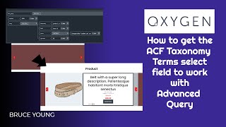 Advanced Query amp ACF Pro Taxonomy Terms Field How to use this field in an Advanced Query  FIX [upl. by Zebada]