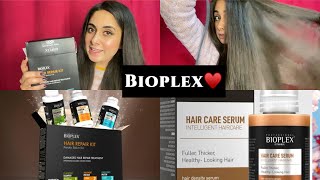 First Time Trying BIOPLEX Hair ProductsBest Hair Repair Treatment For Damaged And Unmanageable Hair [upl. by Ellennad]