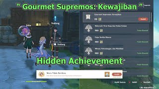 Hidden Achievement quot Mora Tidak Berdosa quot  Gourmet Supremos Kewajiban   Genshin Impact [upl. by Cosetta]