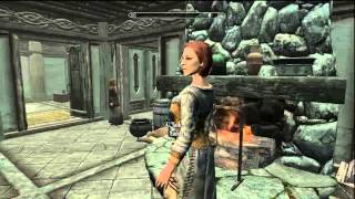 Skyrim Hearthfire DLC My house tour [upl. by Irolav277]