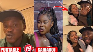 Portable Zazu Live In London With Tiwa Savage As Zazu Blast And Insult Saidaboj Over Podcast [upl. by Ynneh630]