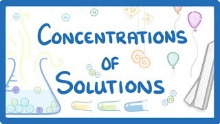 GCSE Chemistry  How to Calculate Concentration in grams per decimetre cubed 30 [upl. by Ycats]