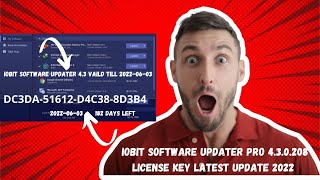 IObit Software Updater Pro 430208 License free key The PRO version [upl. by Esened753]