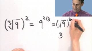 Converting Rational Exponents and Radicals Part 2 [upl. by Yelsa164]