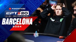 €5300 Main Event  DAY 3  EPT Barcelona 2024 [upl. by Ytnom]